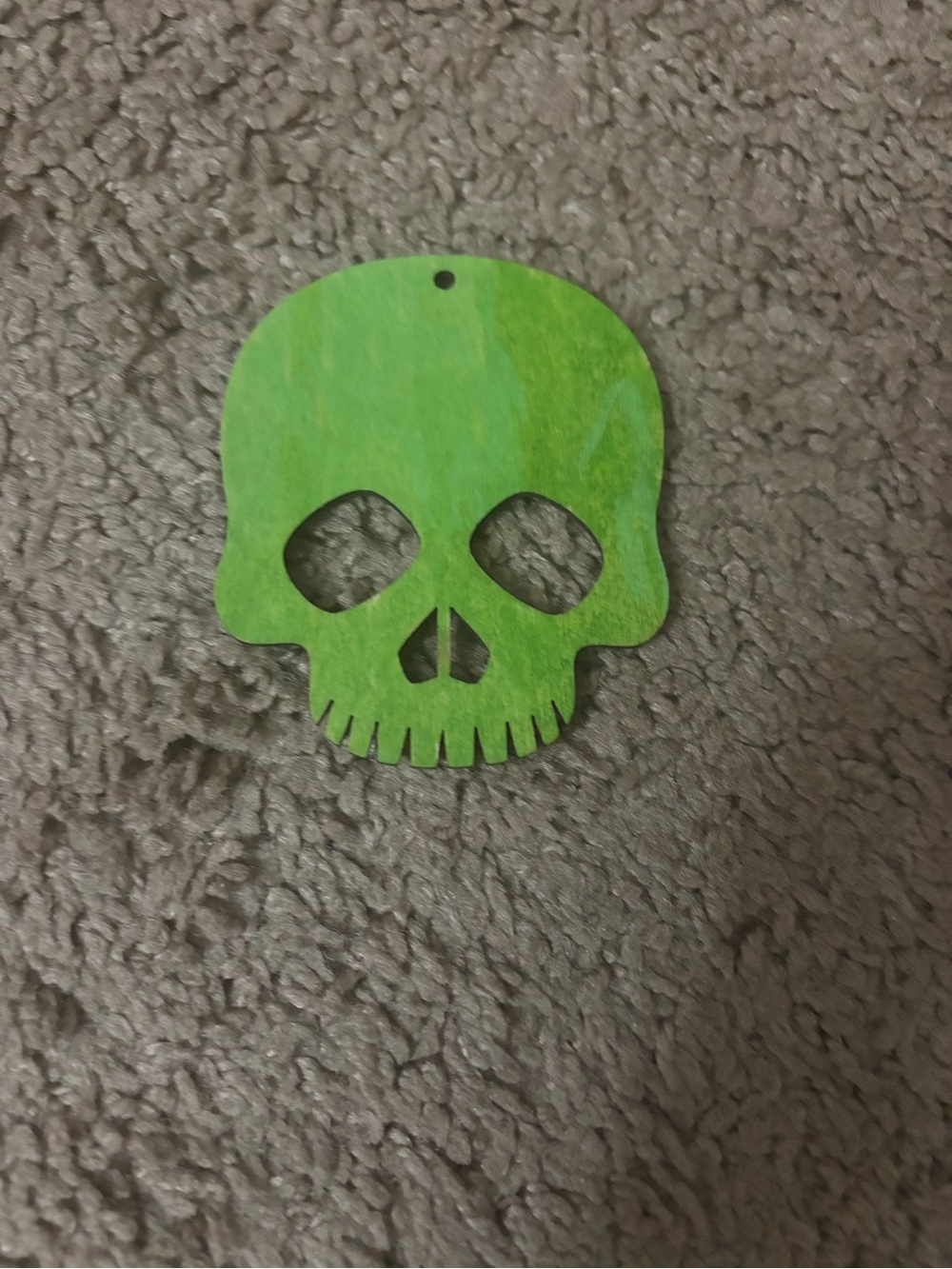 Green Skull Party Hanging Decor - Home Party Supplies